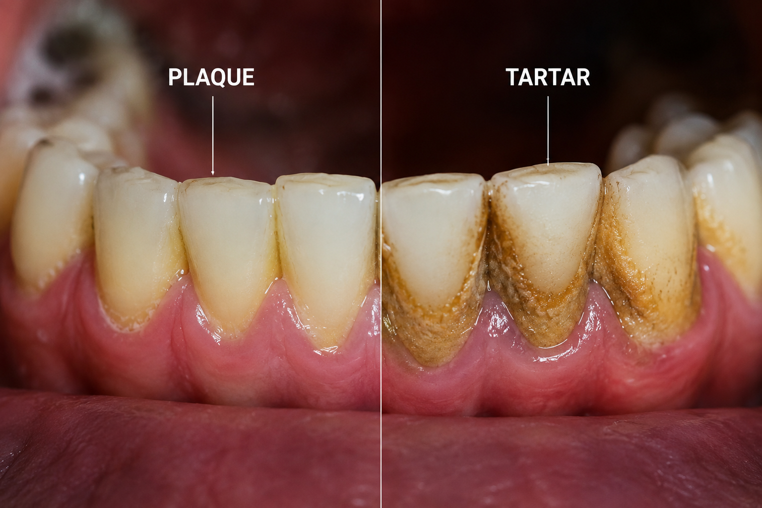 plaque vs tartar